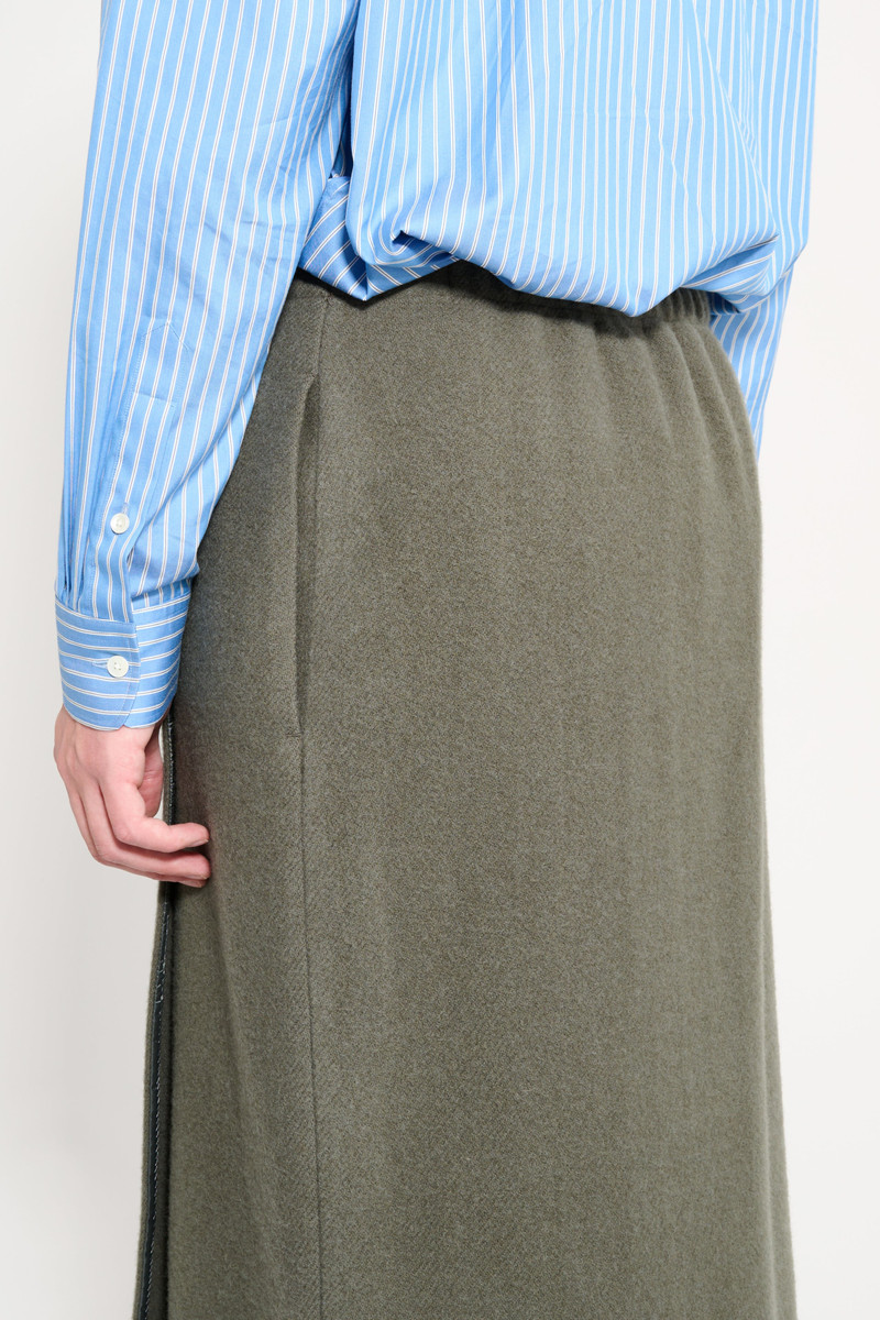 RIER RIER FLEECE WRAP SKIRT CAMOSCIO outlook