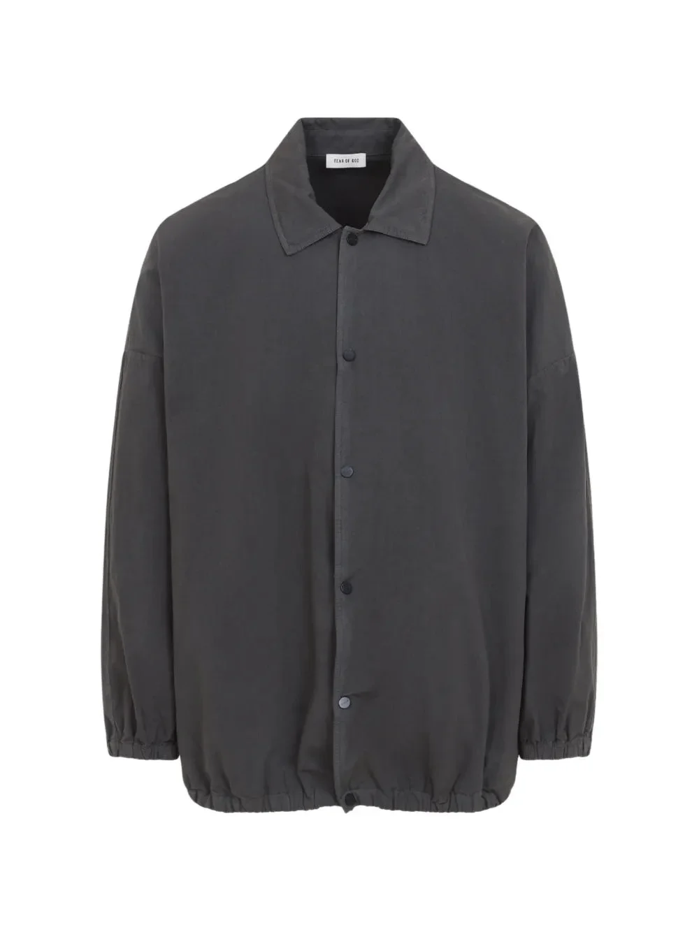 LOGO-PRINT ELASTICATED-HEM JACKET - 1