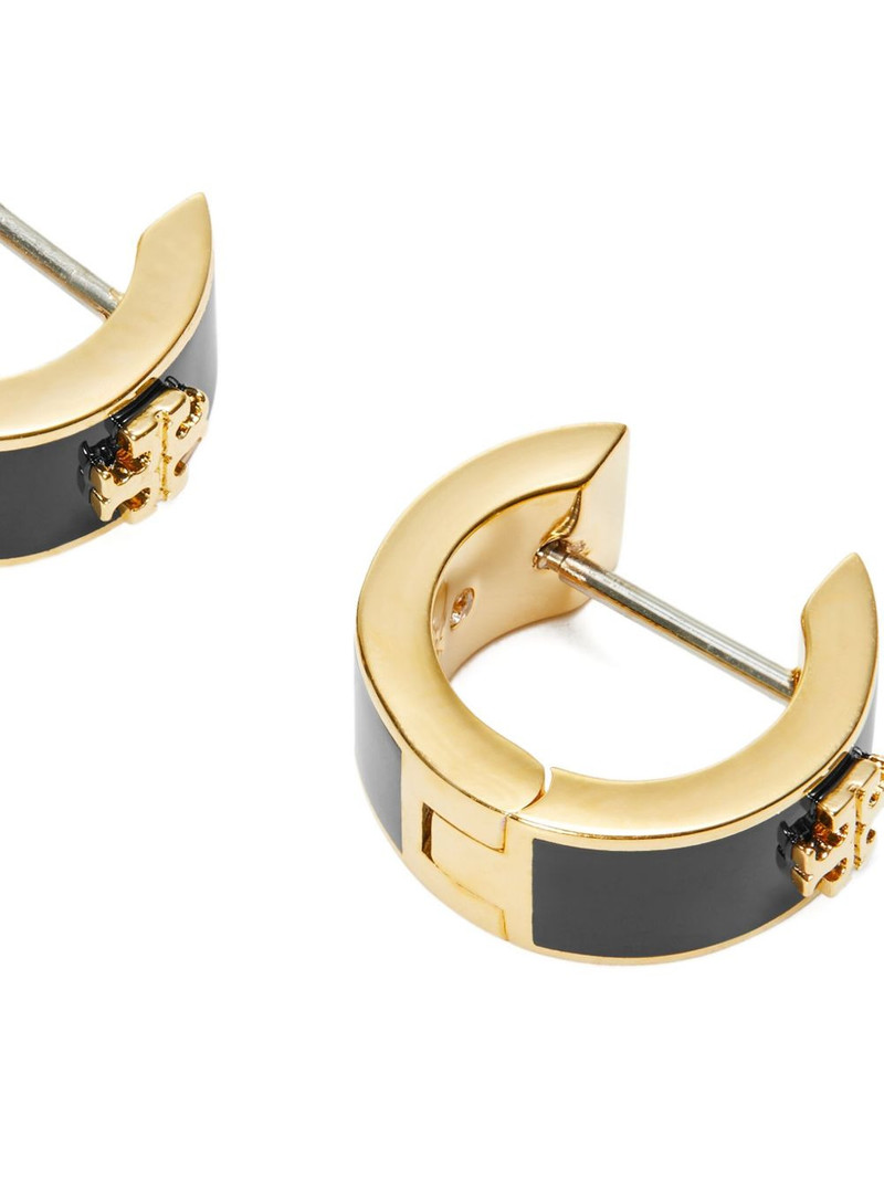 enamel huggie earrings 3