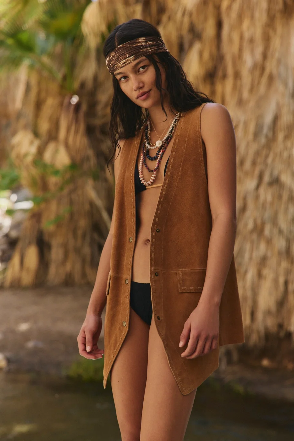 We The Free Low Rider Suede Vest - 1