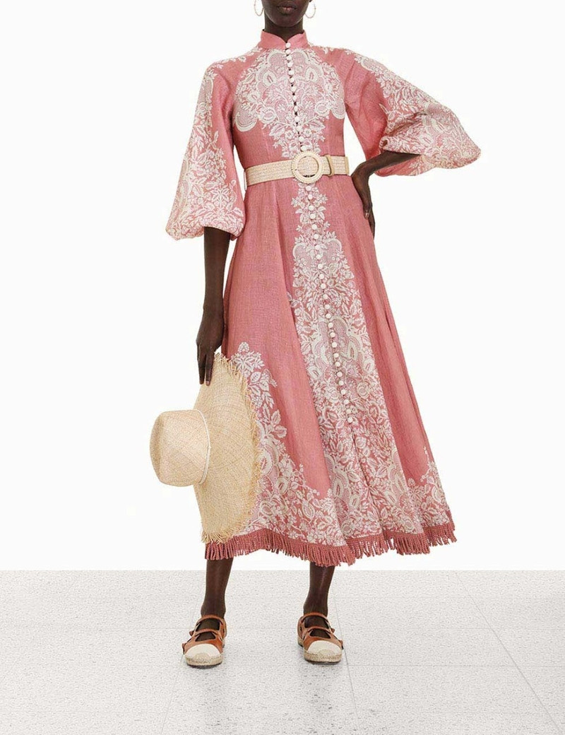 PATTIE FRINGED MIDI DRESS 7