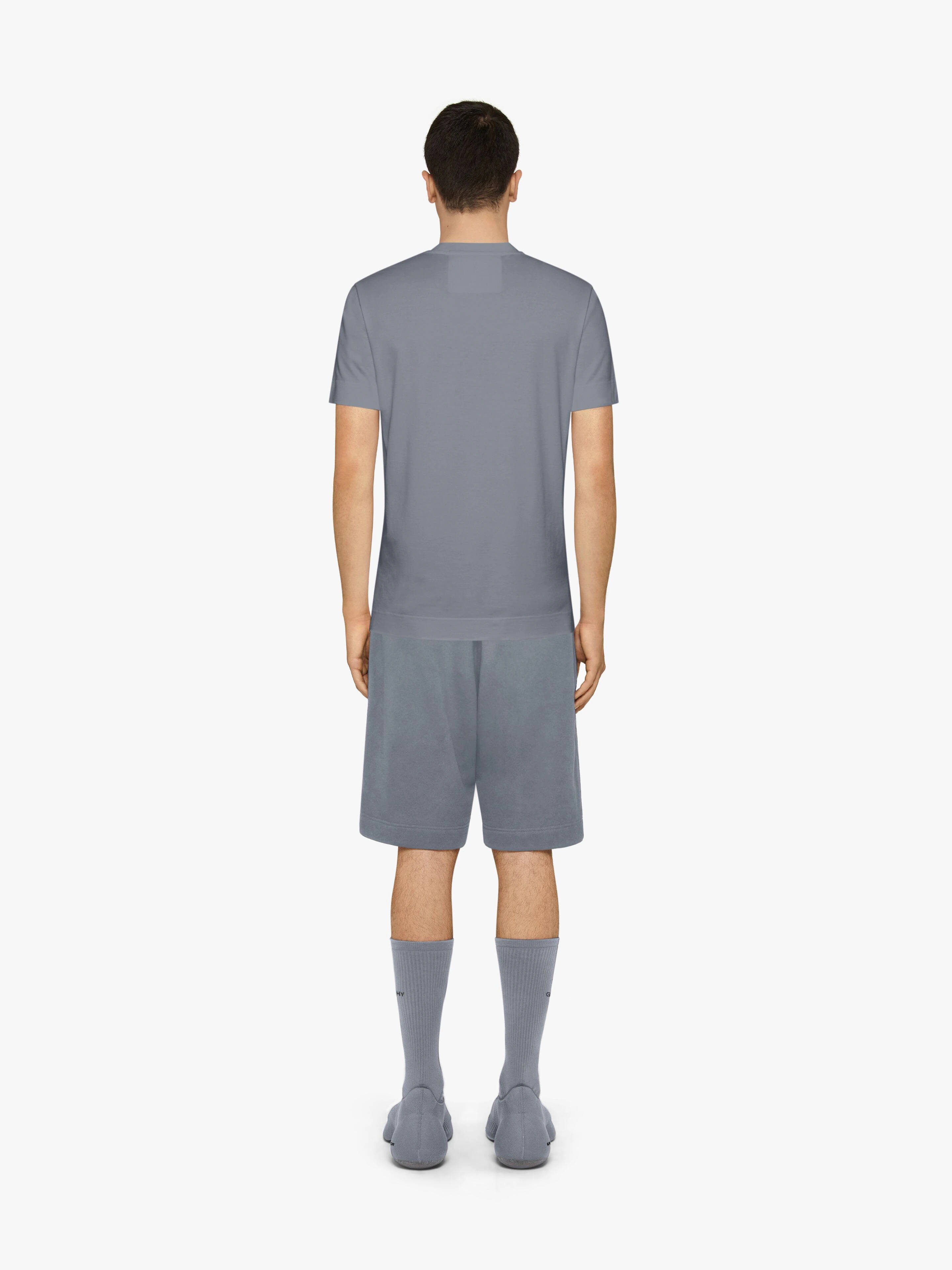 BERMUDA IN FELPA WITH PRINT - 4