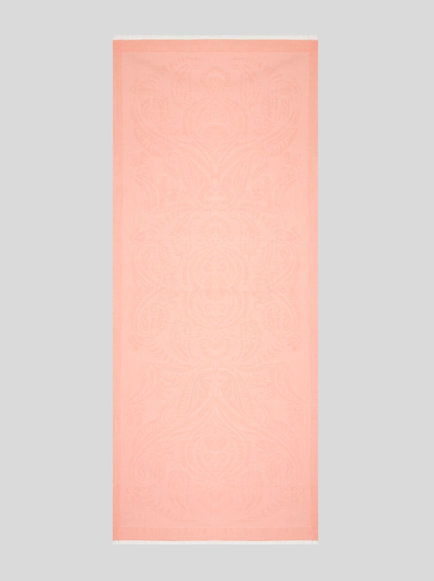 COTTON JACQUARD SCARF - 2