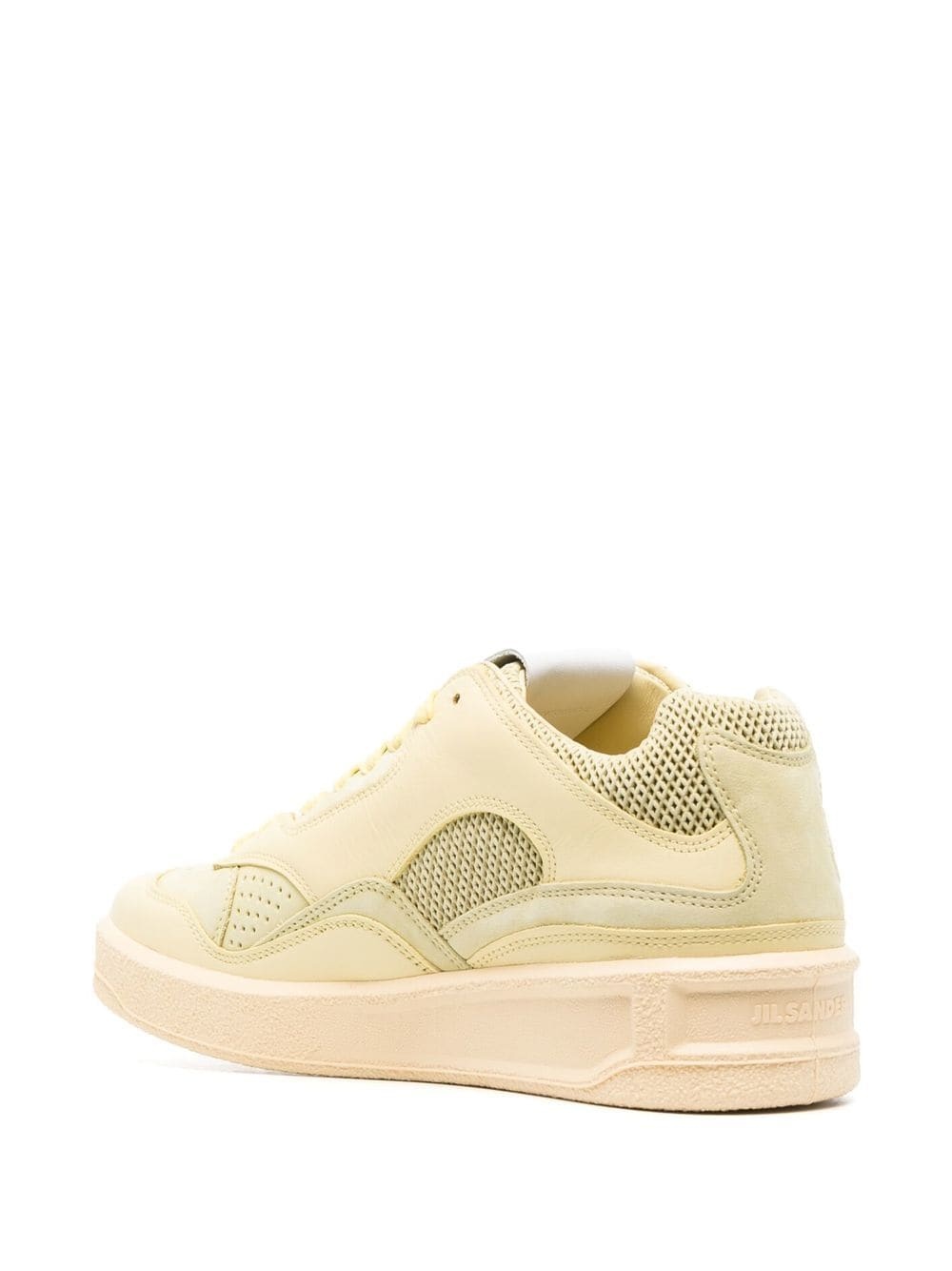 panelled low-top sneakers - 3