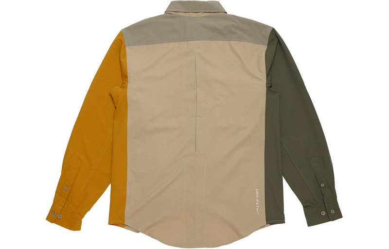 Nike Men's Nike ACG Dri-FIT UV Devastation Trail Multiple Pockets Detail Colorblock Long Sleeves Shirt DN outlook