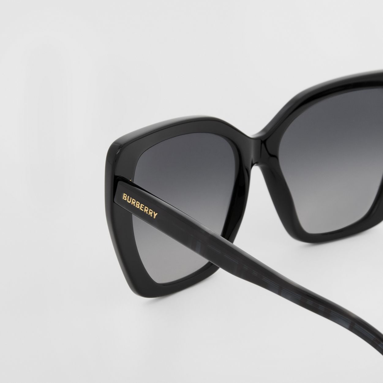 Check Cat-eye Frame Sunglasses - 2