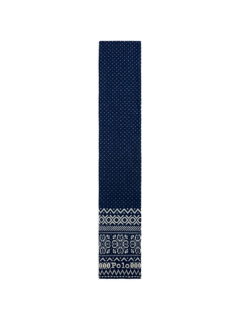 Fair Isle motif scarf - 1