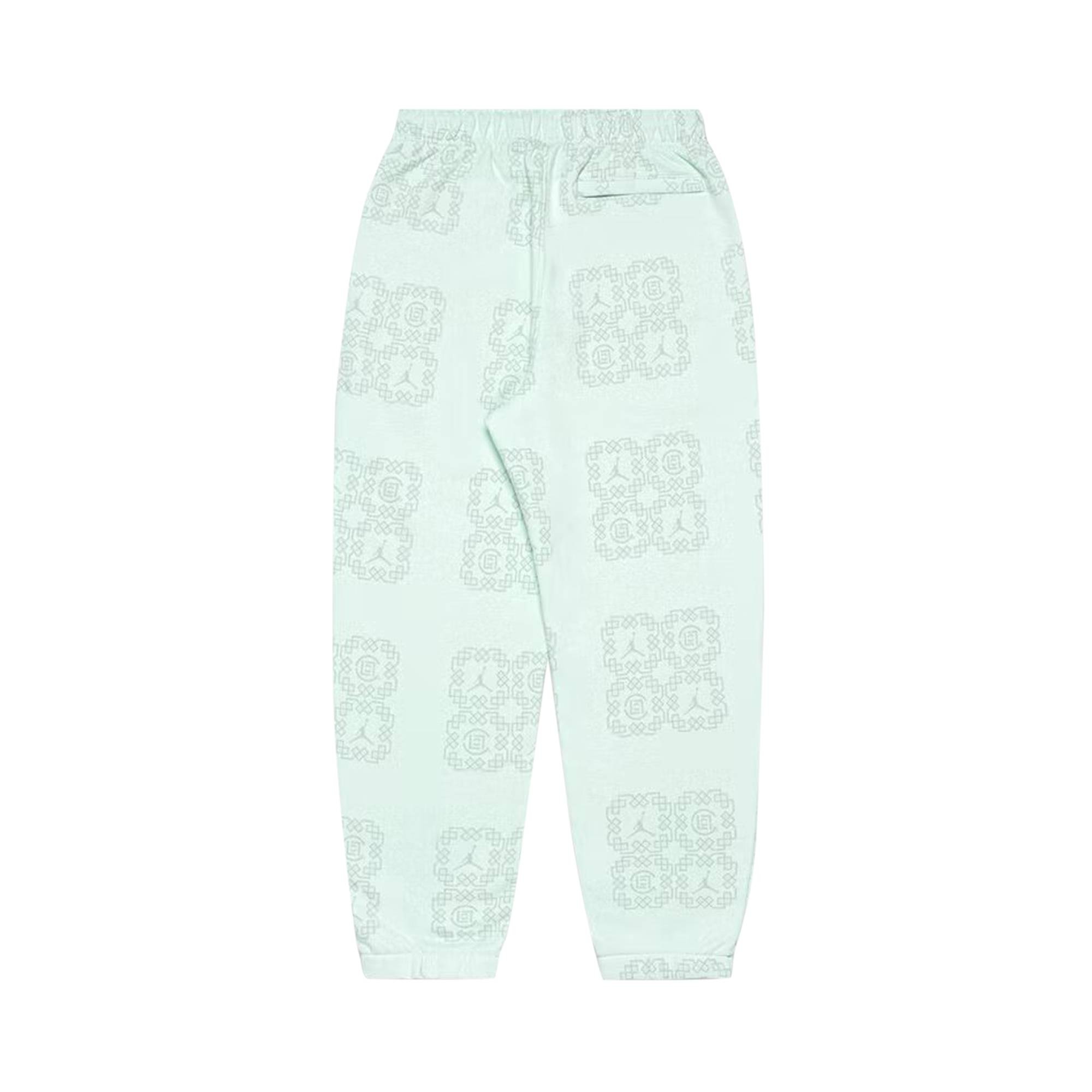 Air Jordan x Clot Jade Fleece Sweatpants 'Barely Green' - 2