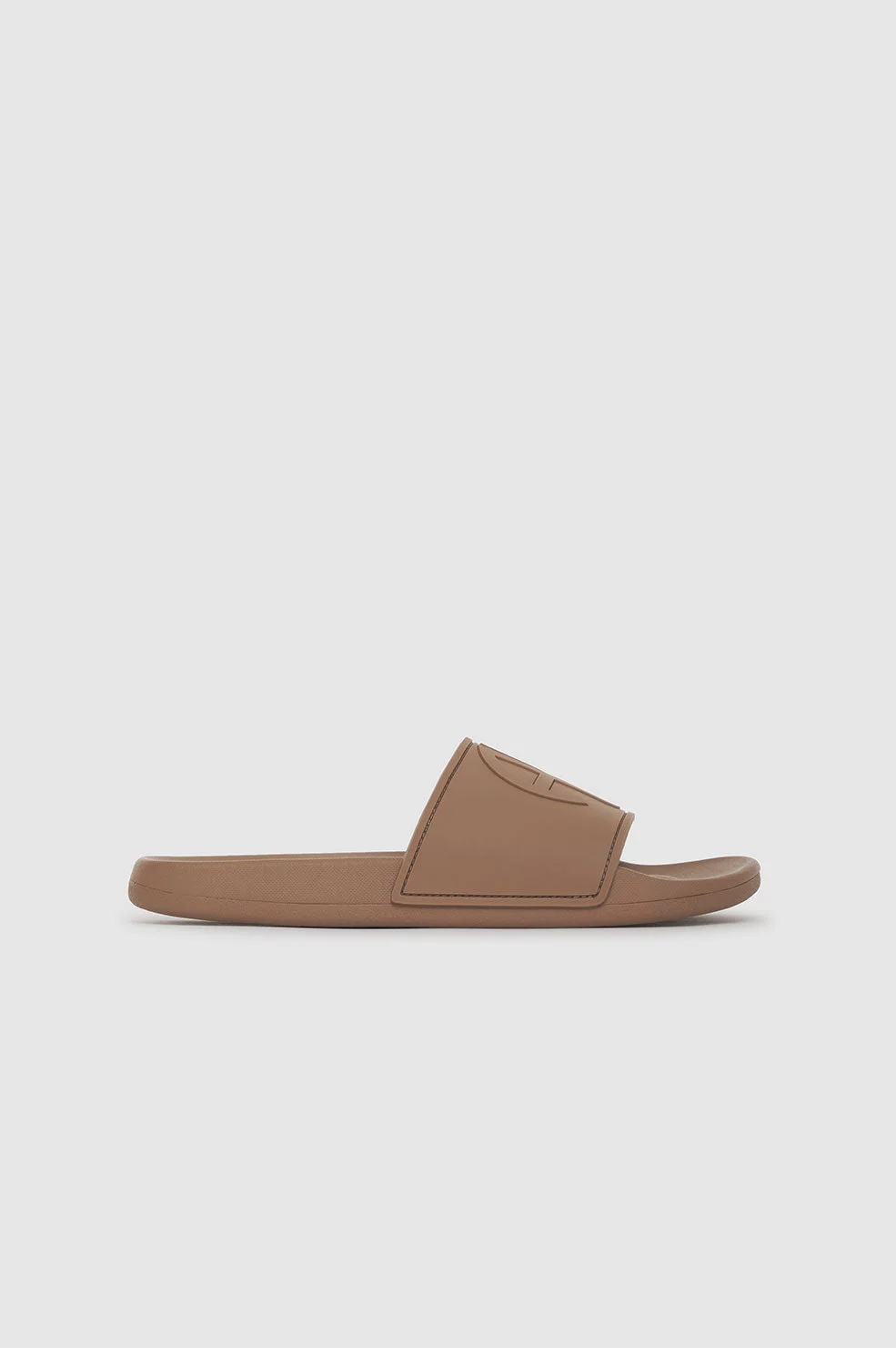 Isla Slides - Camel Monogram - 1