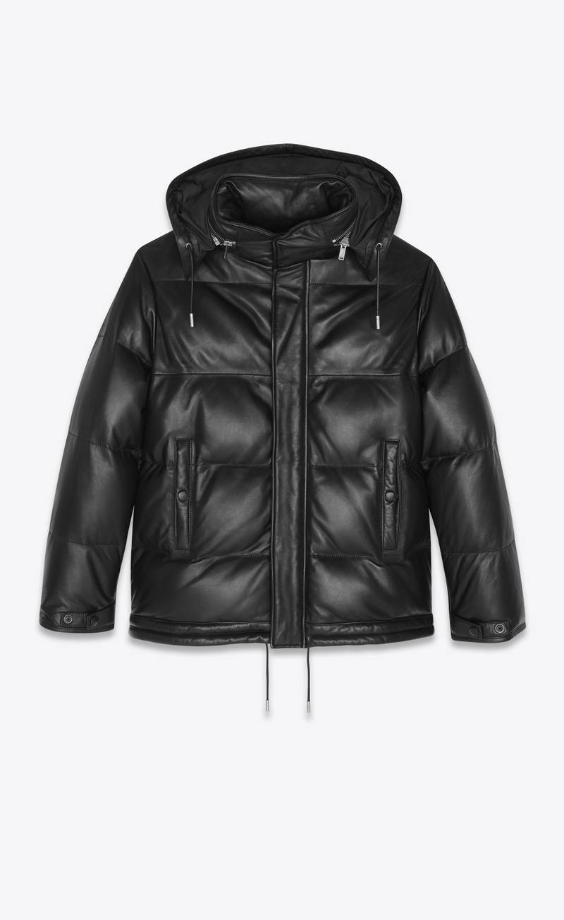 SAINT LAURENT down jacket in lambskin outlook