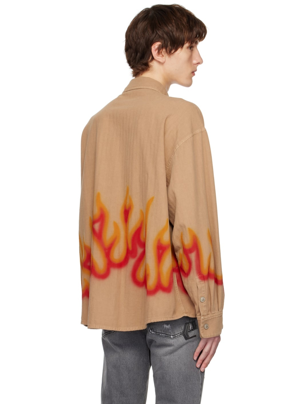 Tan Burning Shirt - 3
