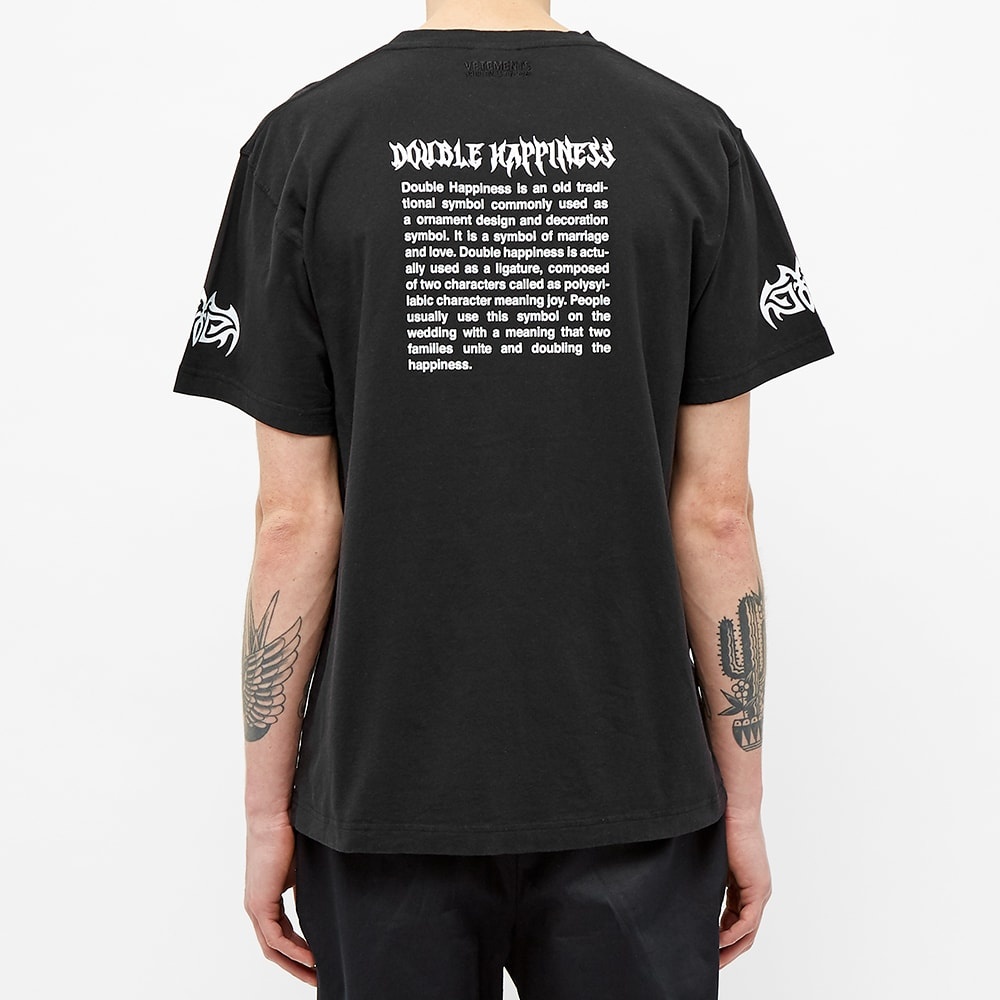 VETEMENTS Double Happiness Tee - 5