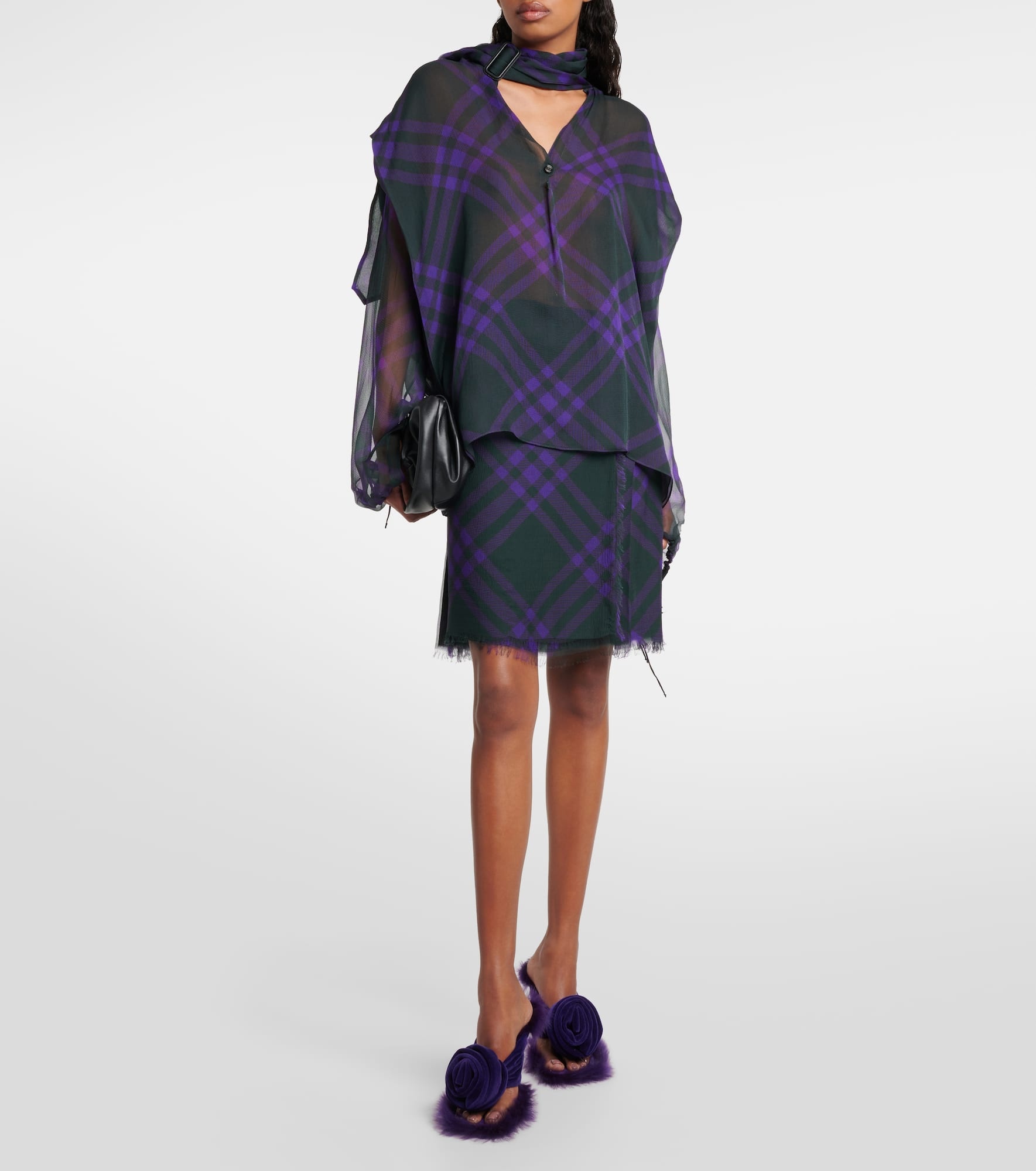 Burberry Check silk shirt - 2