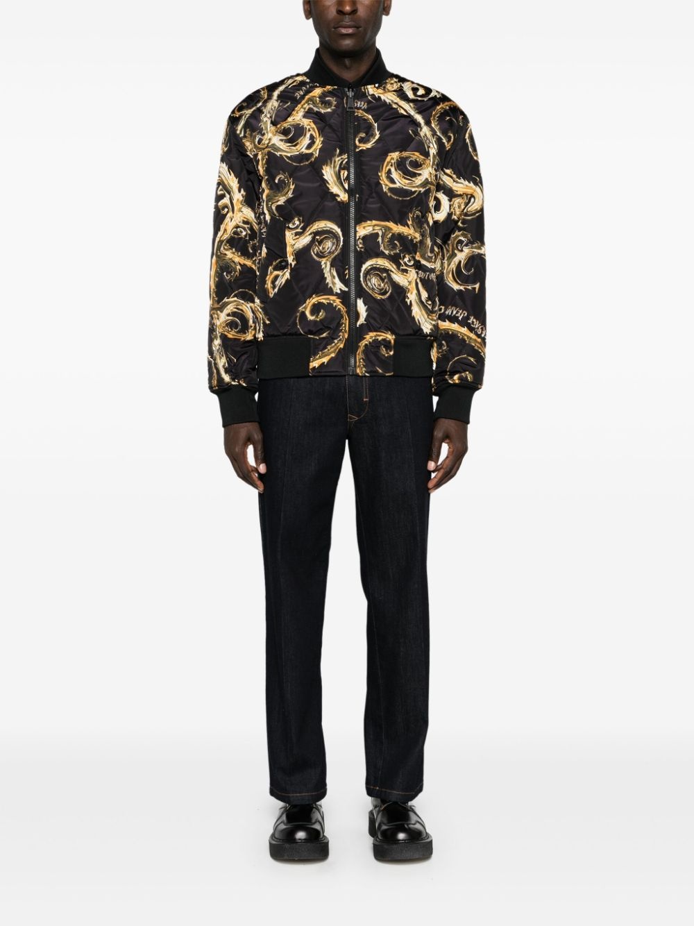 reversible padded bomber jacket - 2