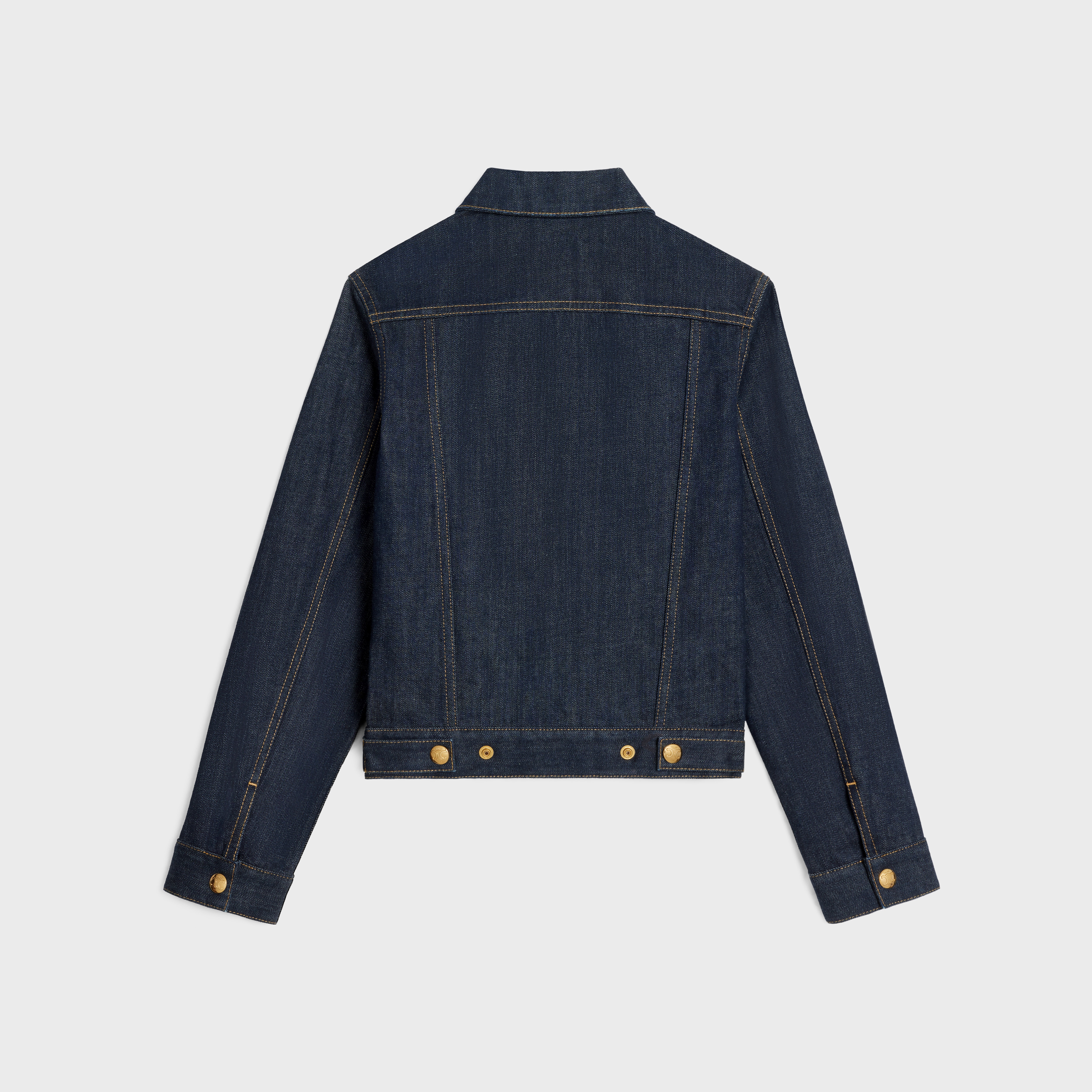 Trucker jacket in rinsed wash denim - 2
