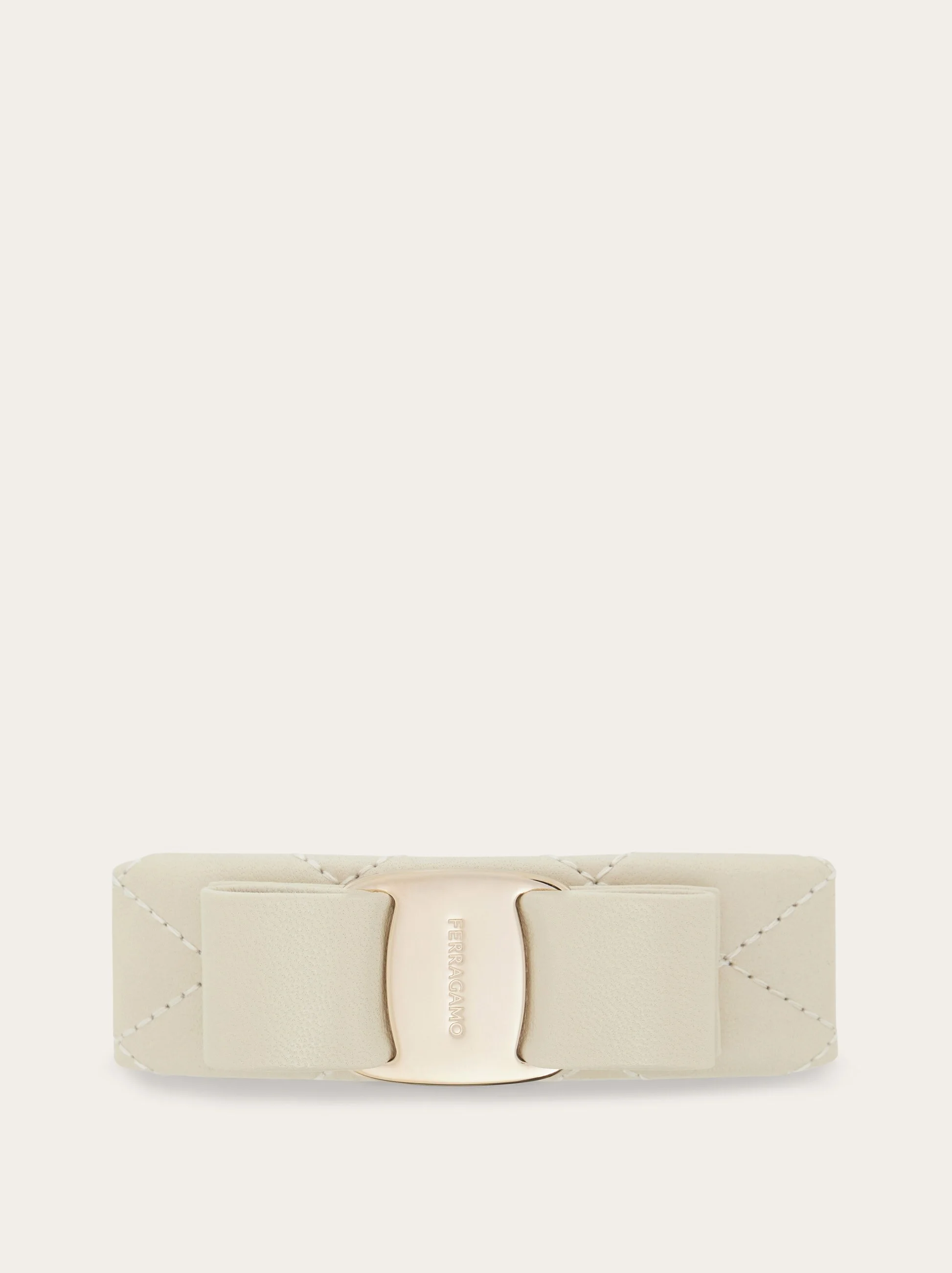 Vara bow matelassé hair clip - 1