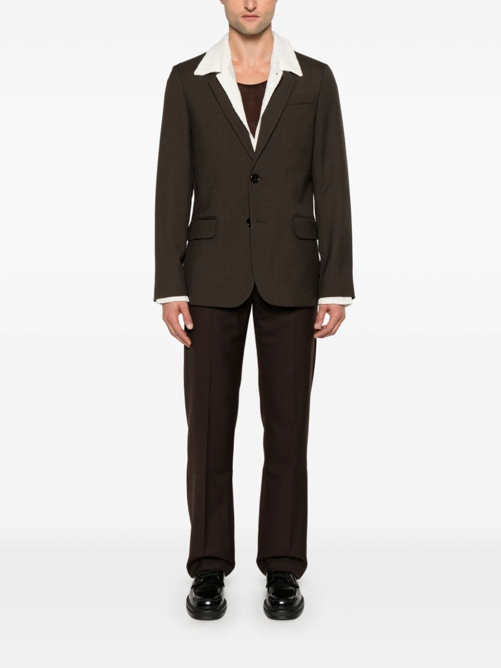 virgin wool blazer - 2