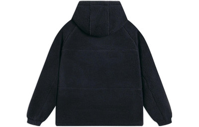 Li-Ning Li-Ning BadFive Logo Fleece Full Zip Jacket 'Black White' AFDSA69-5 outlook