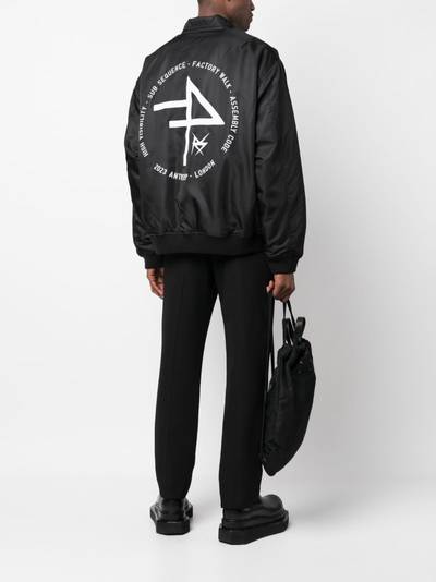 Fred Perry x Raf Simons Printed Flight jacket outlook
