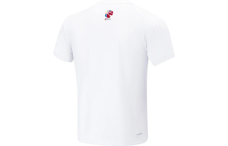 Li-Ning Li-Ning CBA Beijing Ducks Quick-Drying T-shirt 'White' ATST935-2 outlook