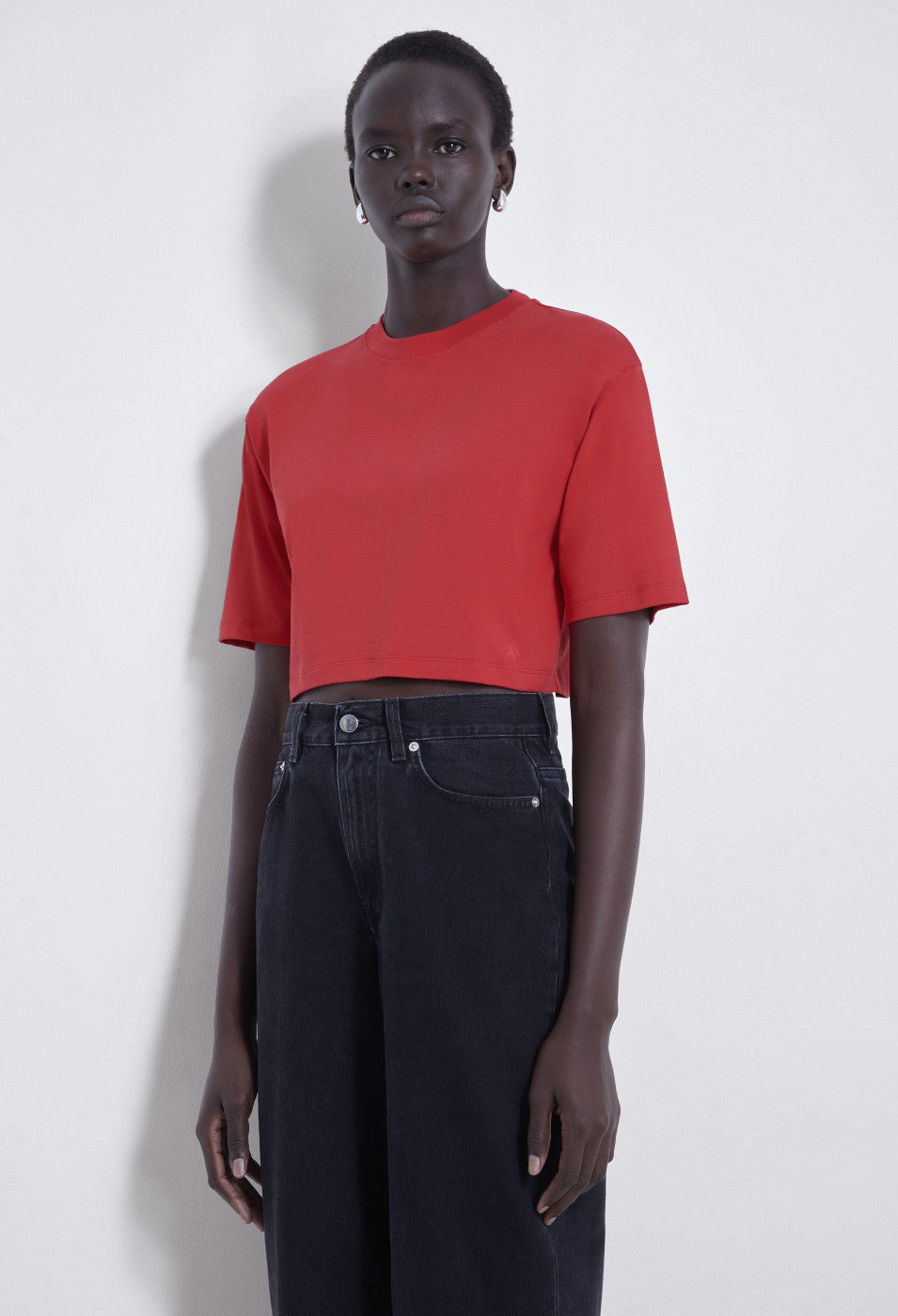 Gupo Cropped T-shirt Tomato - 4