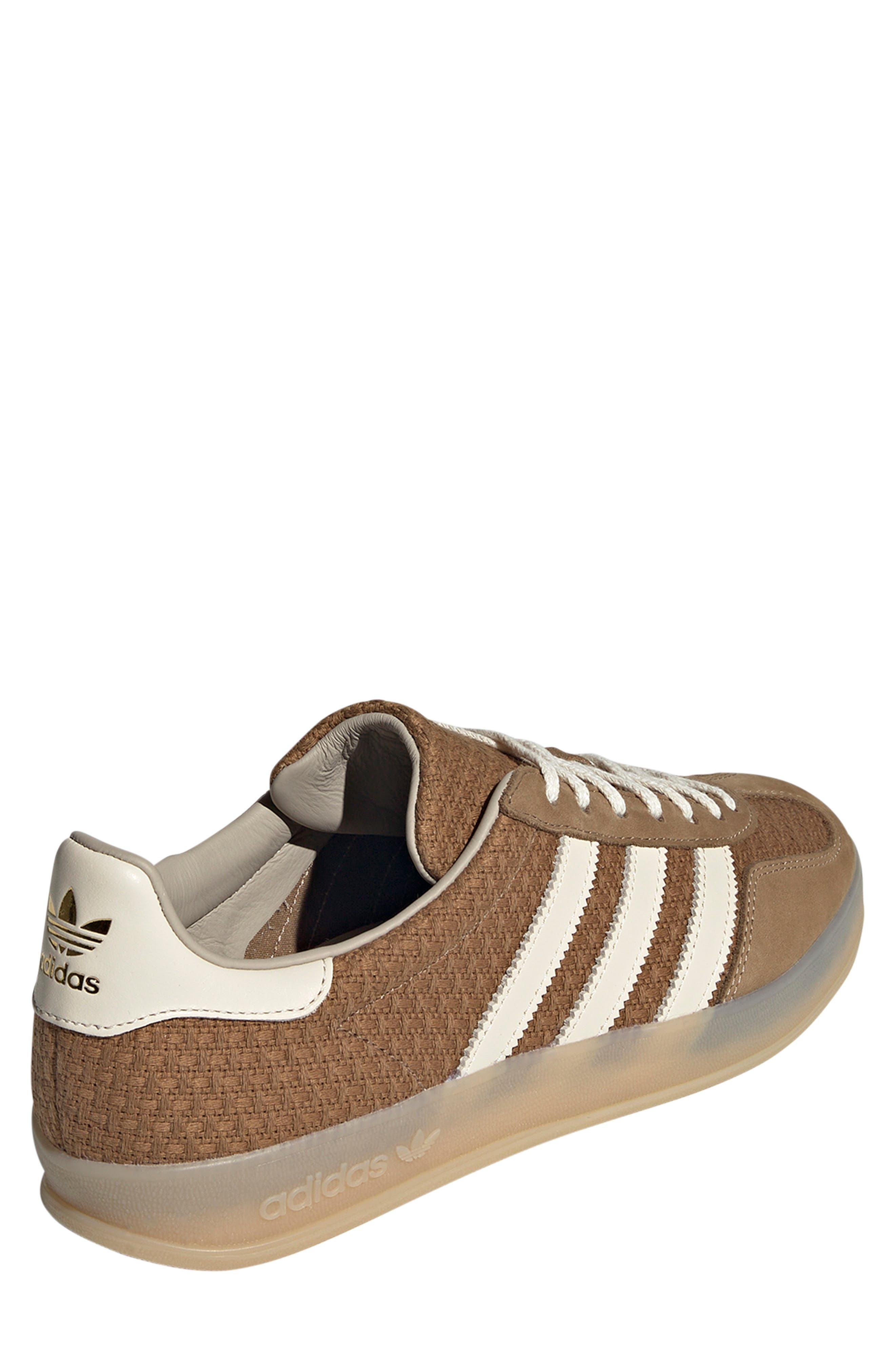 adidas Gazelle Indoor Sneaker in Brown Desert/White/Beige at Nordstrom - 2