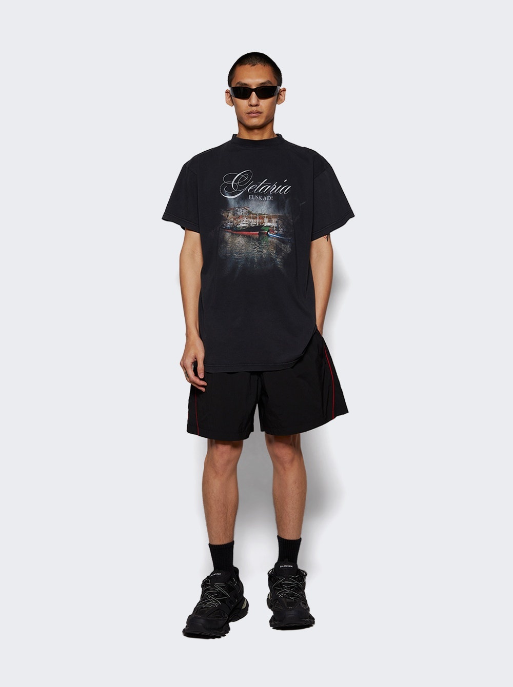 Oversized Tee Faded Washed Black - 5