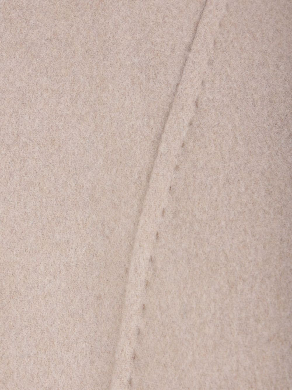 cashmere patch-pocket coat - 4