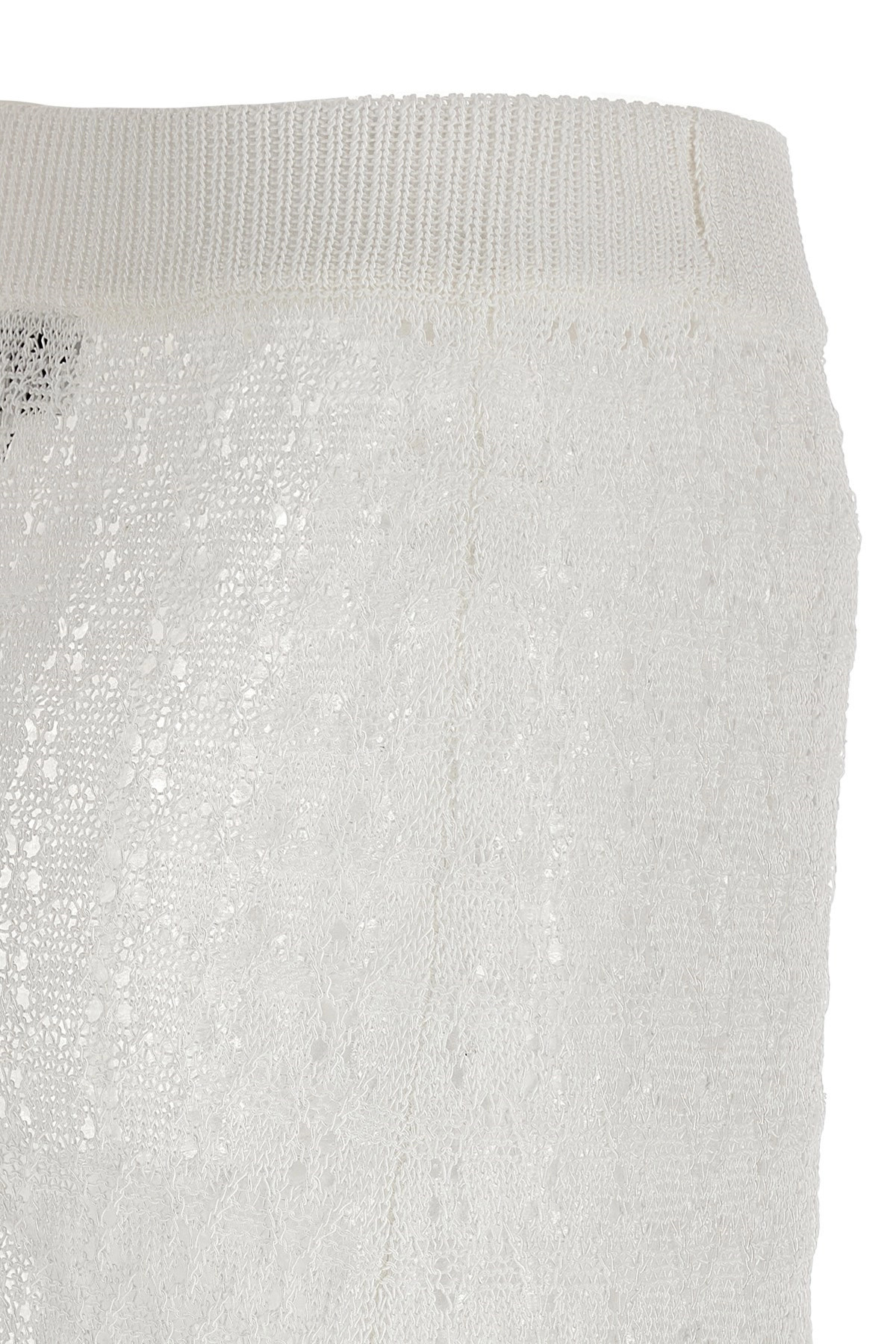 'Shiny Pointelle Knit' skirt - 4