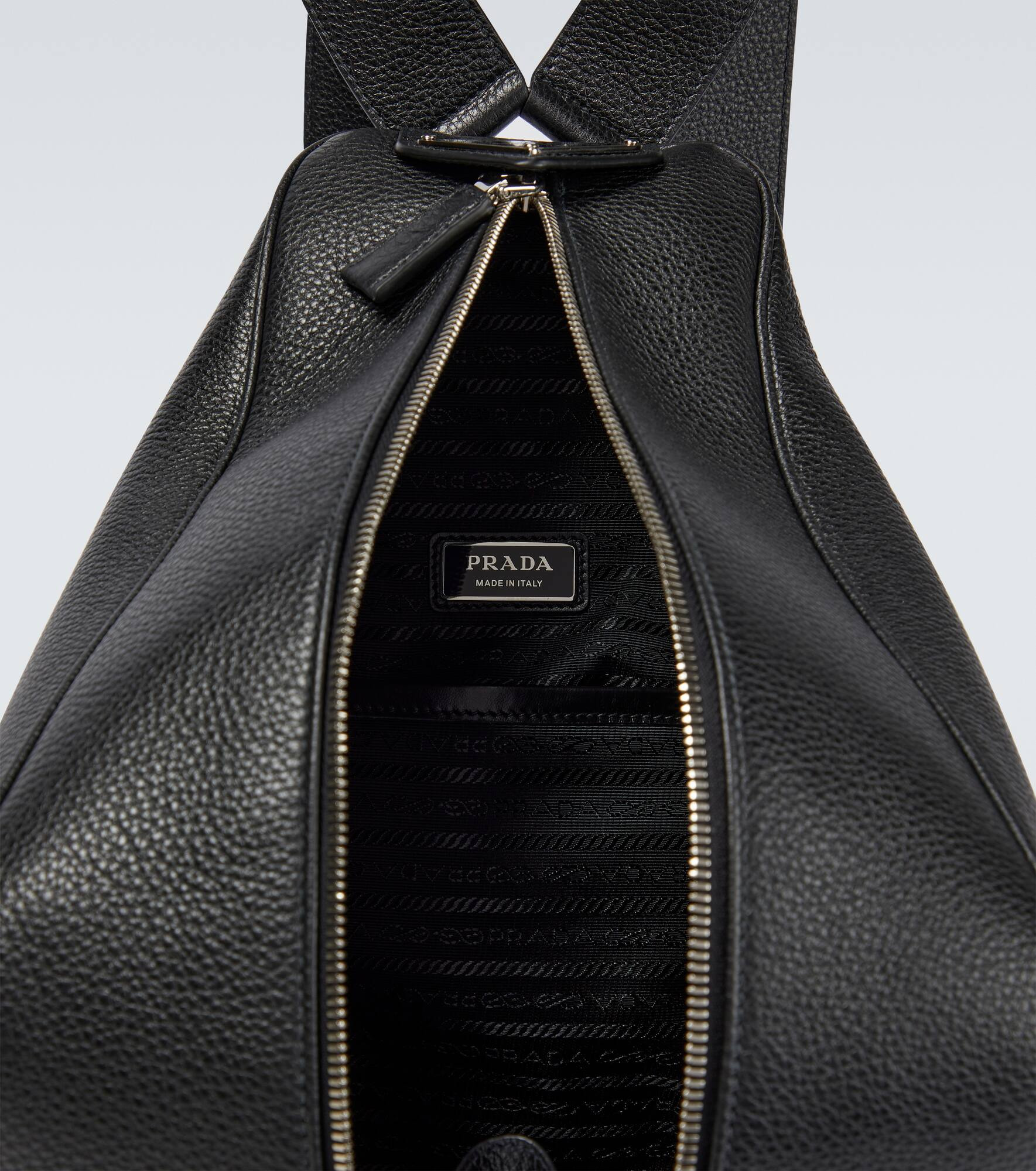 Leather backpack - 4