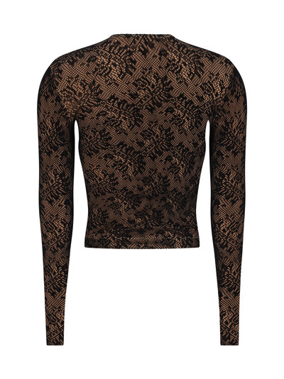 BALENCIAGA Lace Crewneck Top outlook