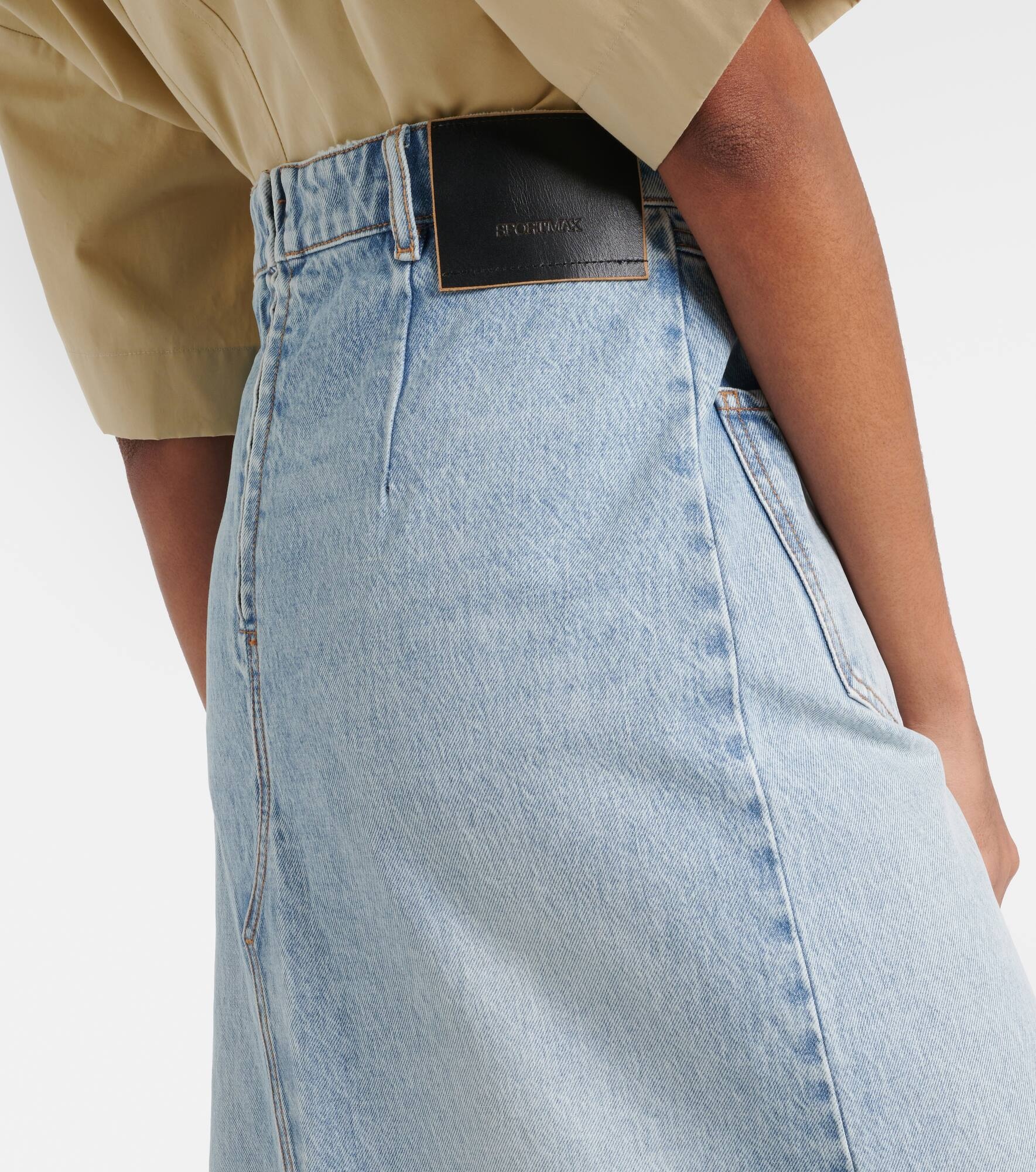 Piave denim maxi skirt - 6