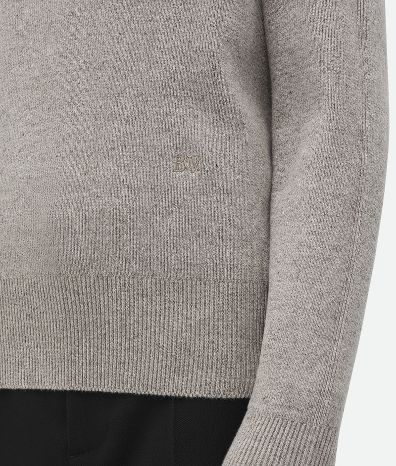 Linen "Bv" Embroidery Jumper 4