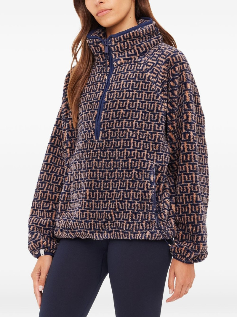 Castilla Harlow abstract zip sweater 4