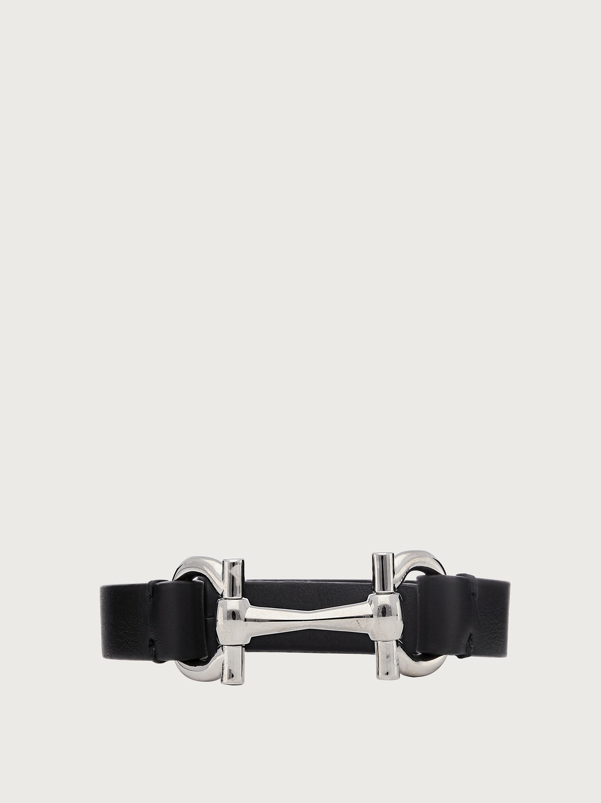 Leather horse bit bracelet - 1
