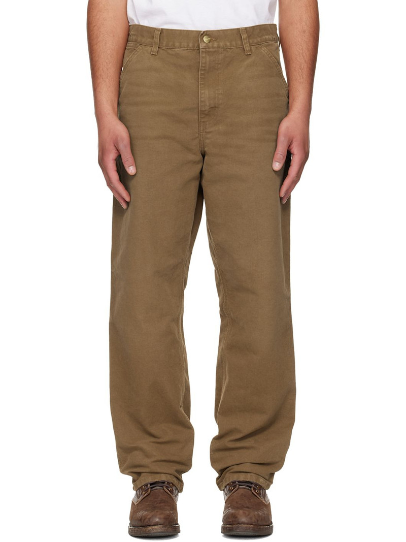 Tan Single Knee Trousers 1