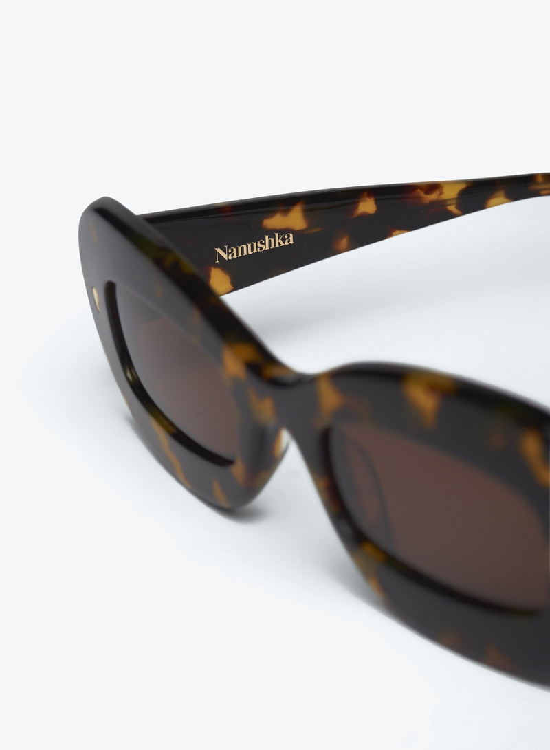 GIMMA - Oval-frame sunglasses - Tortoiseshell 3