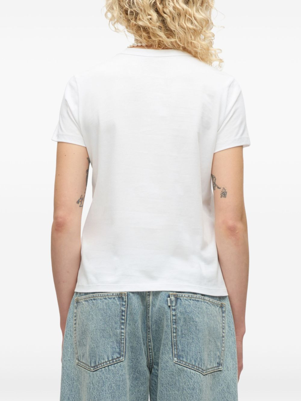 logo-embroidered T-Shirt - 6