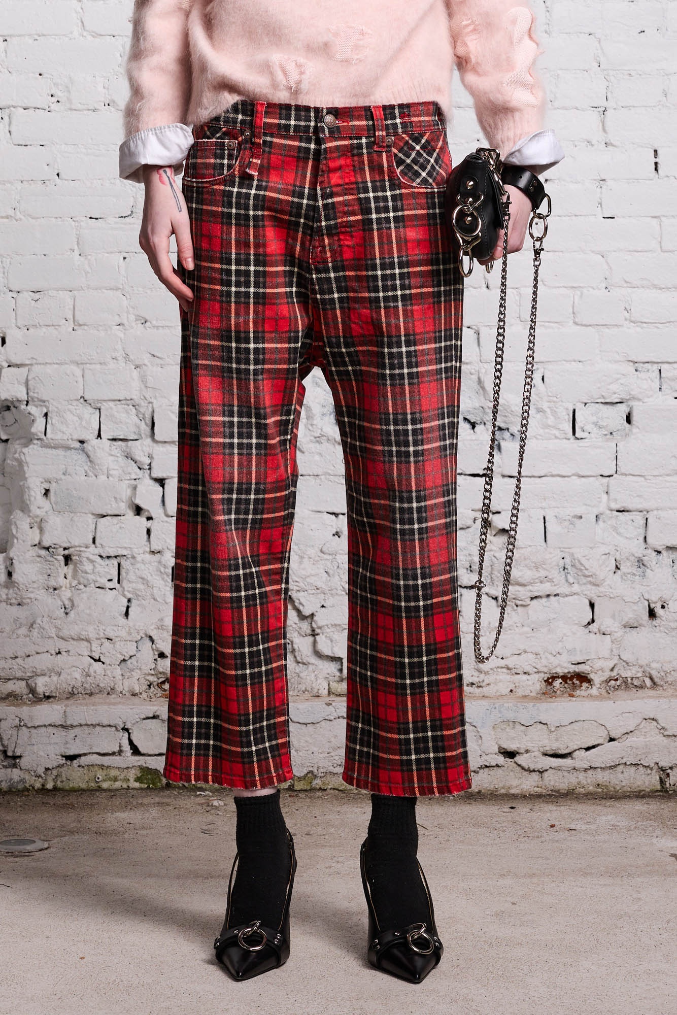 TAILORED DROP - RED PLAID - 4