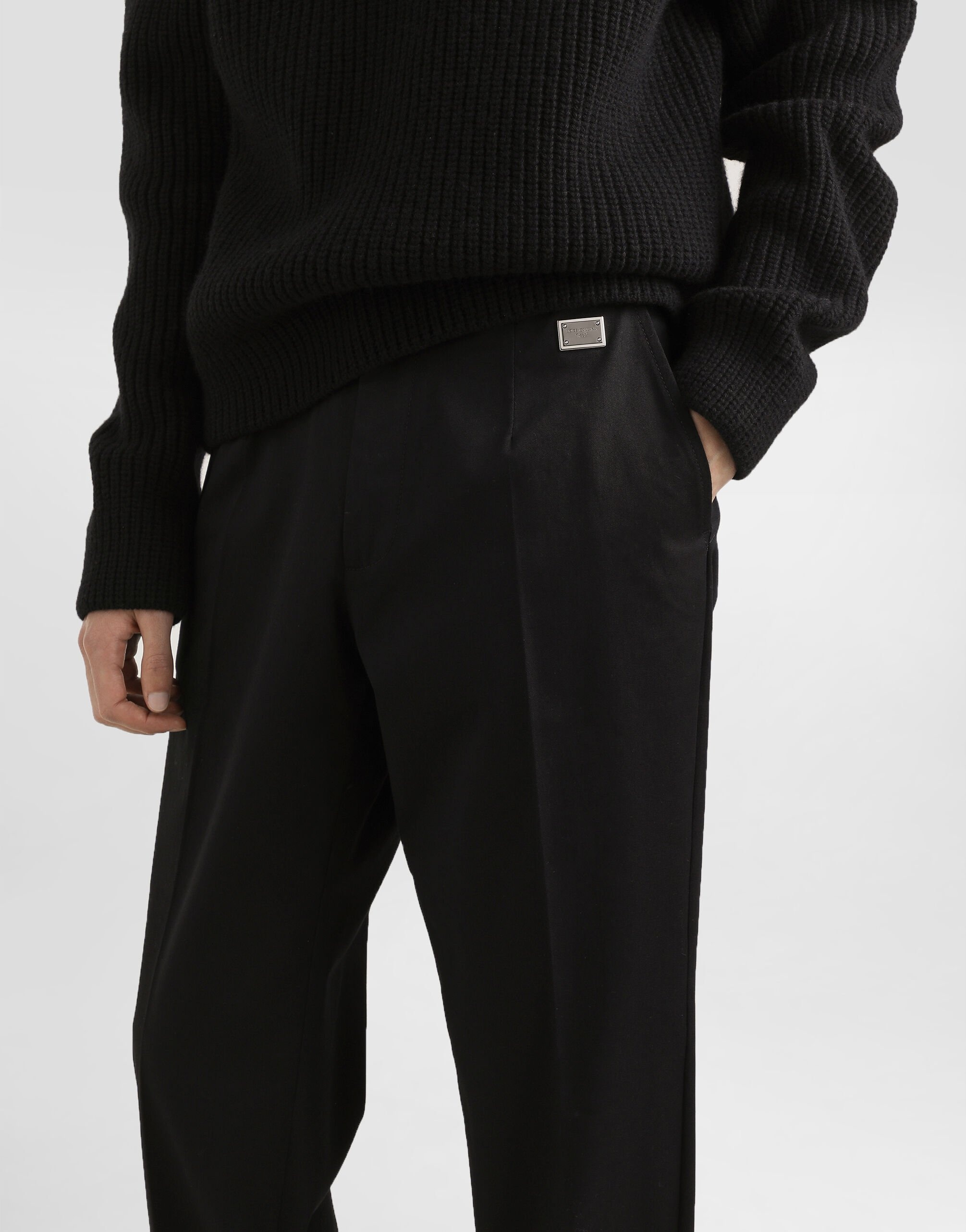 Tailored cotton pants - 4