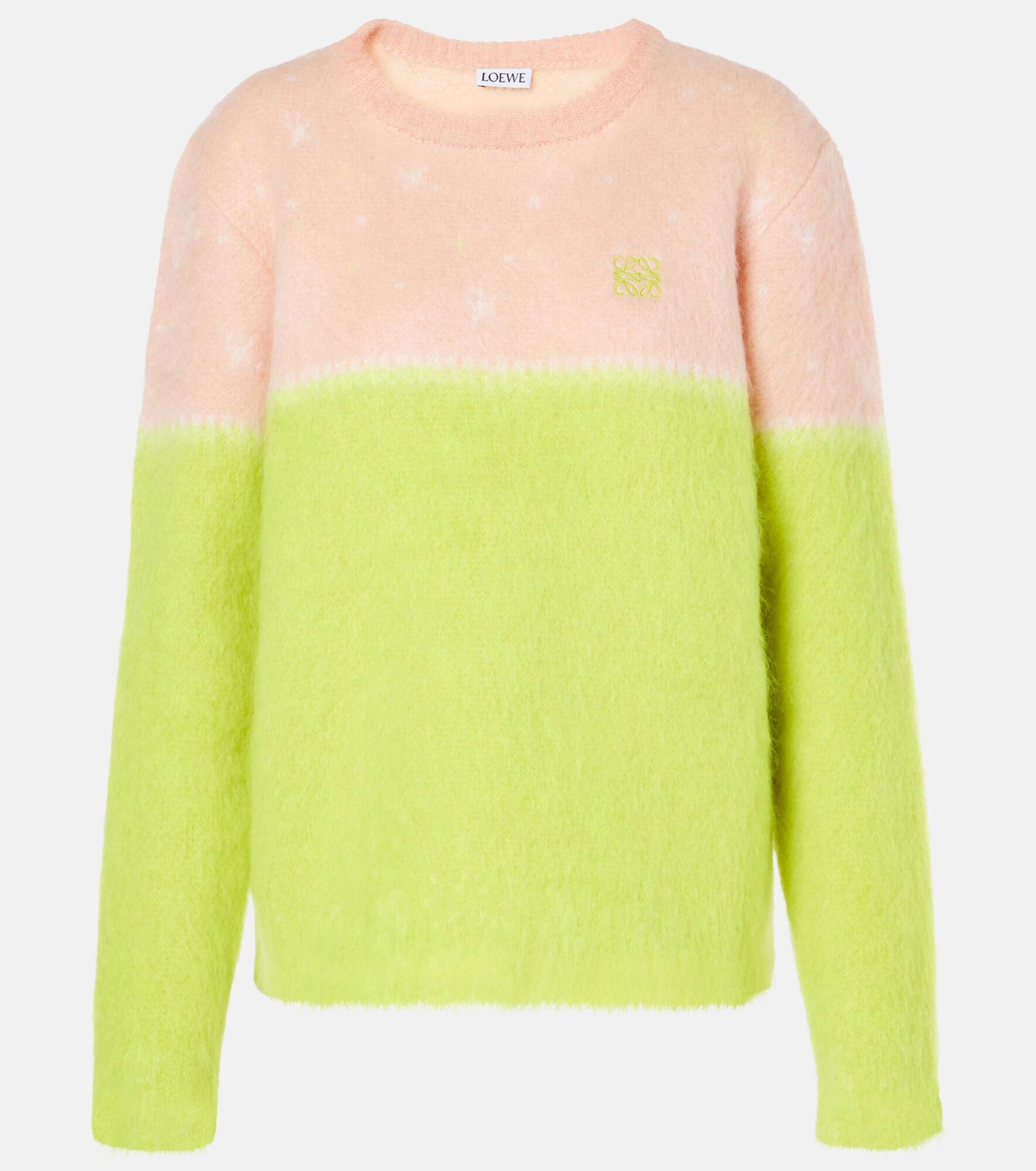 x Suna Fujita mohair and wool-blend sweater - 1