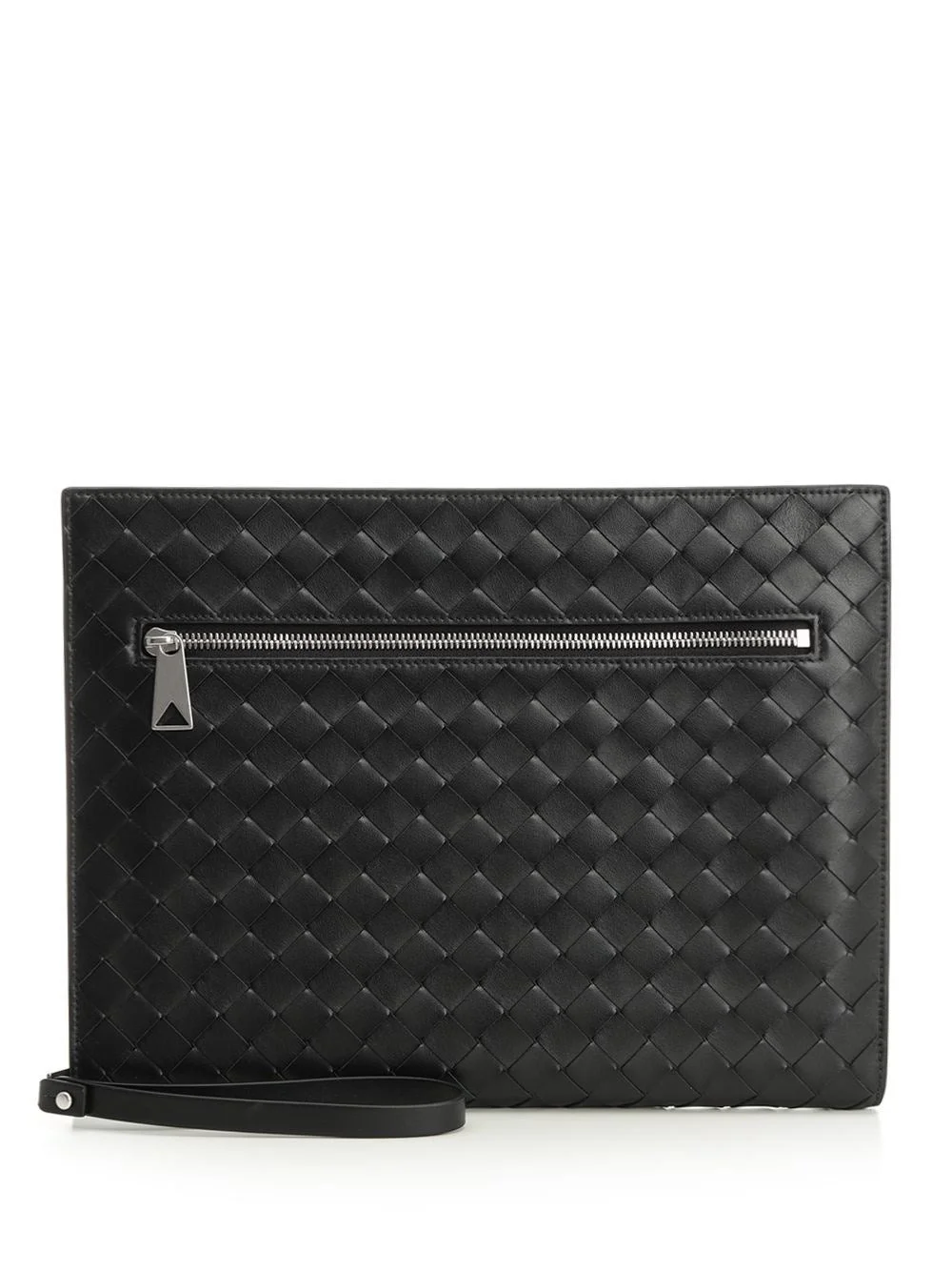 Bottega Veneta Men Woven Document Holder With Strap - 1