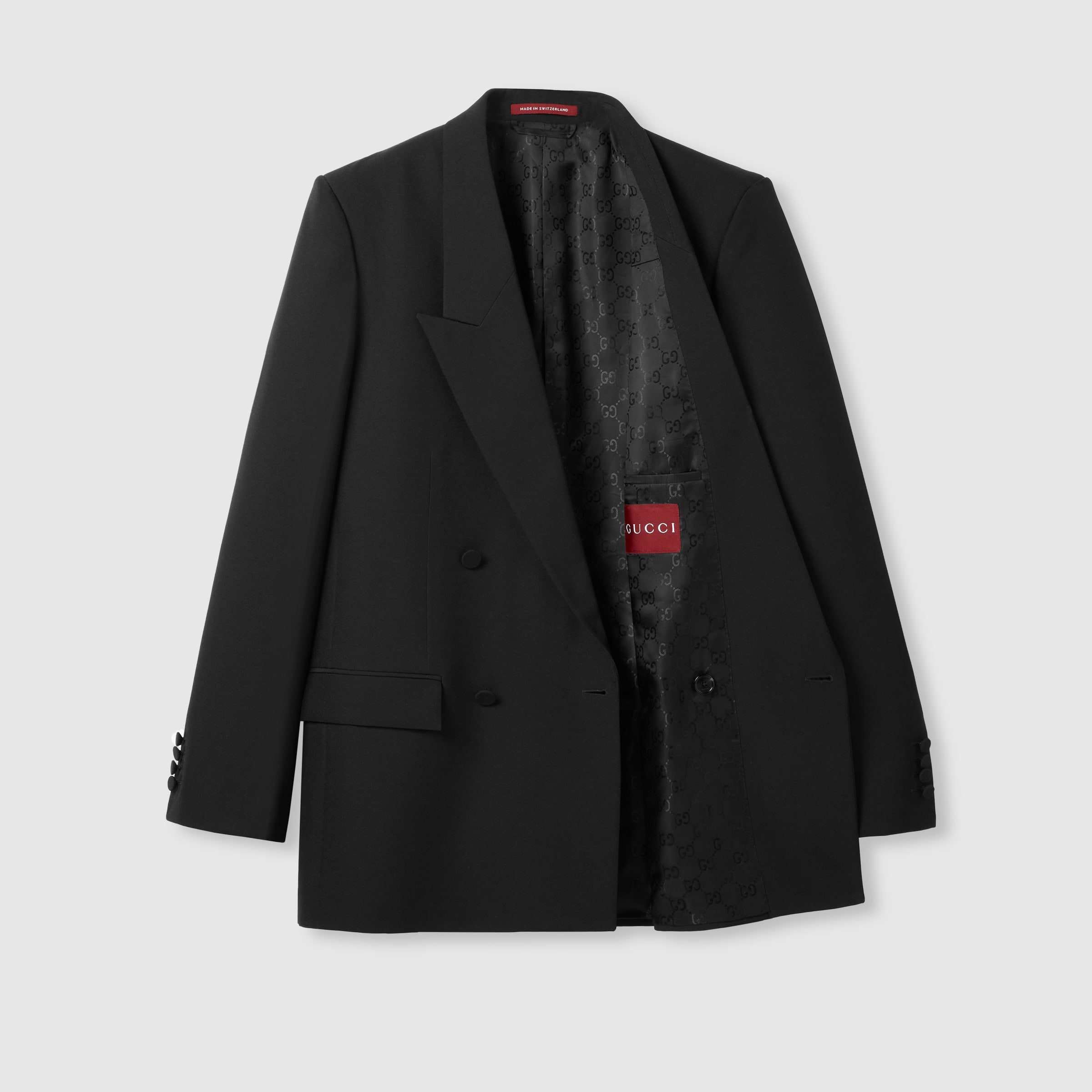 Double-breast technical panama jacket - 7