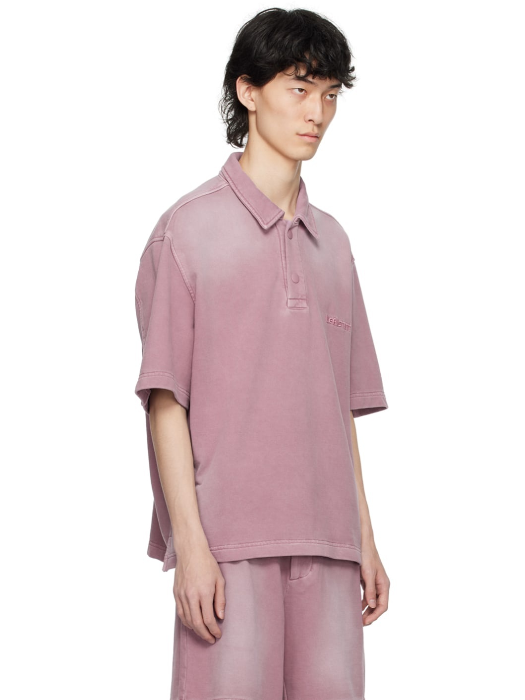 Purple Garment-Dyed Polo - 2