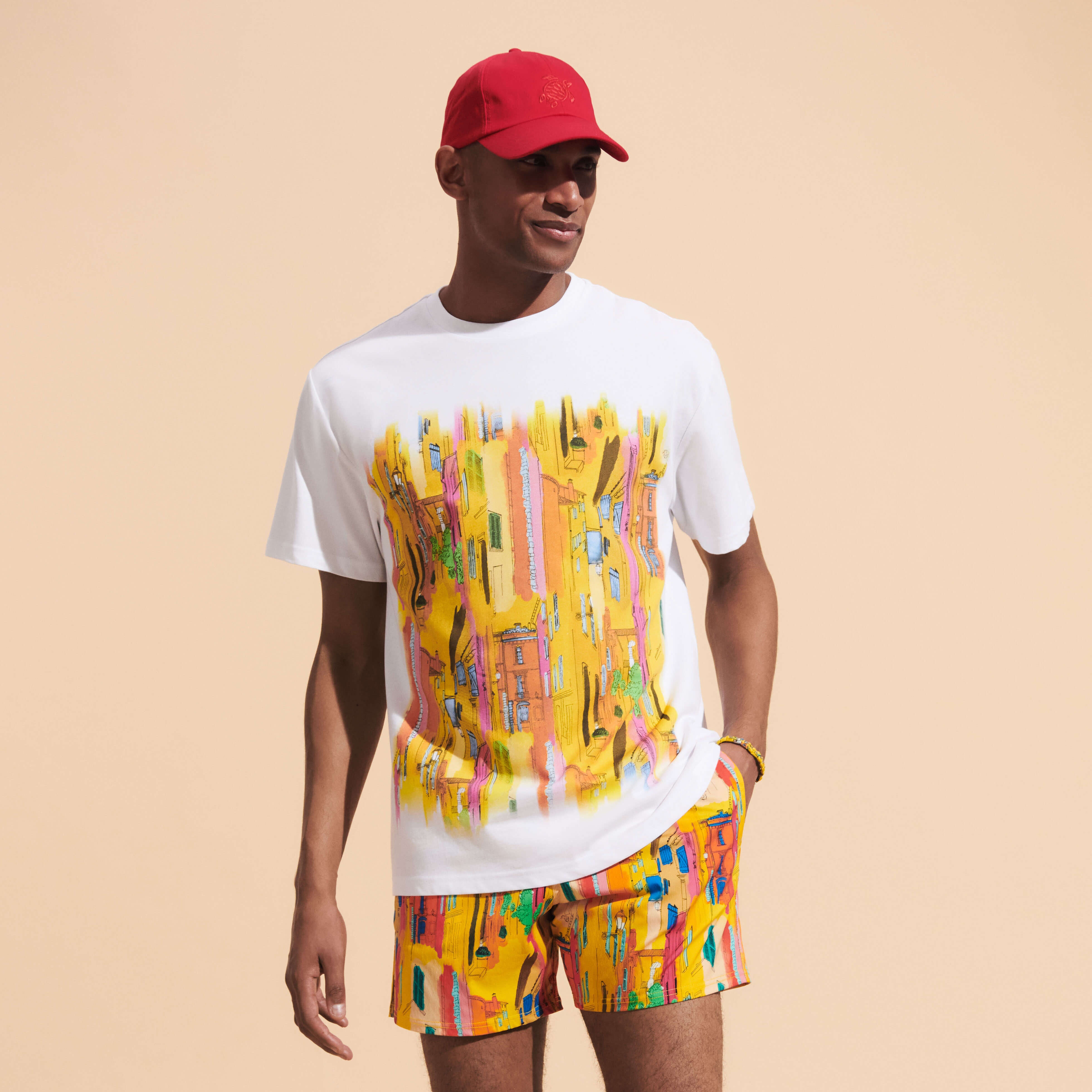 Men Organic Cotton T-shirt Sunny Streets - 6