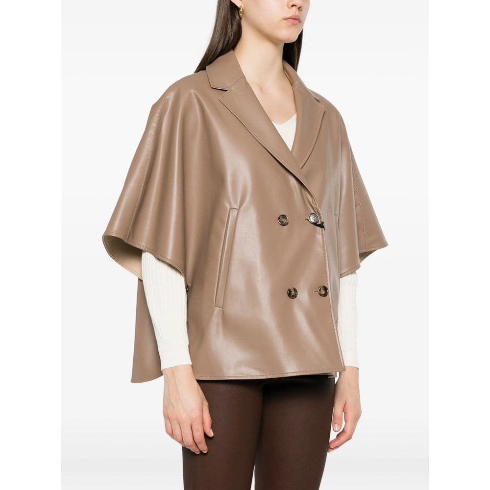 Max Mara Brown Jackets - Capes & Ponchos Women - 3