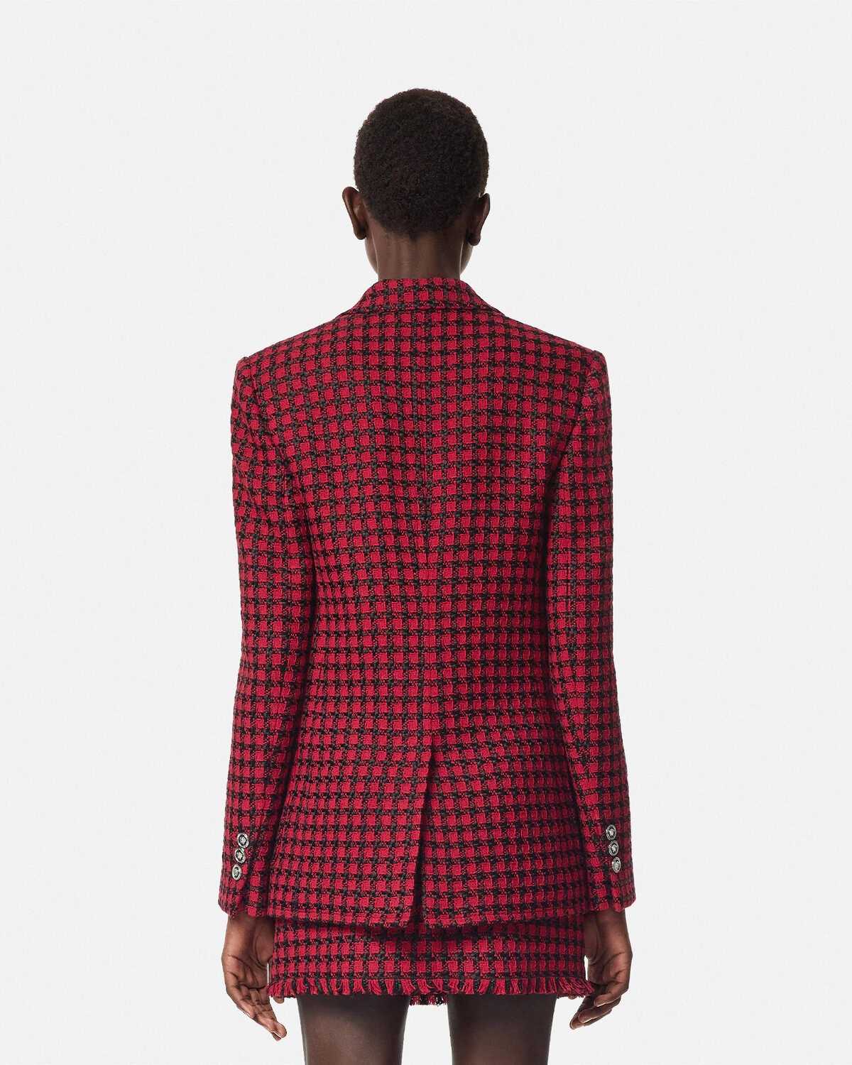 Tweed Masculine Blazer - 5