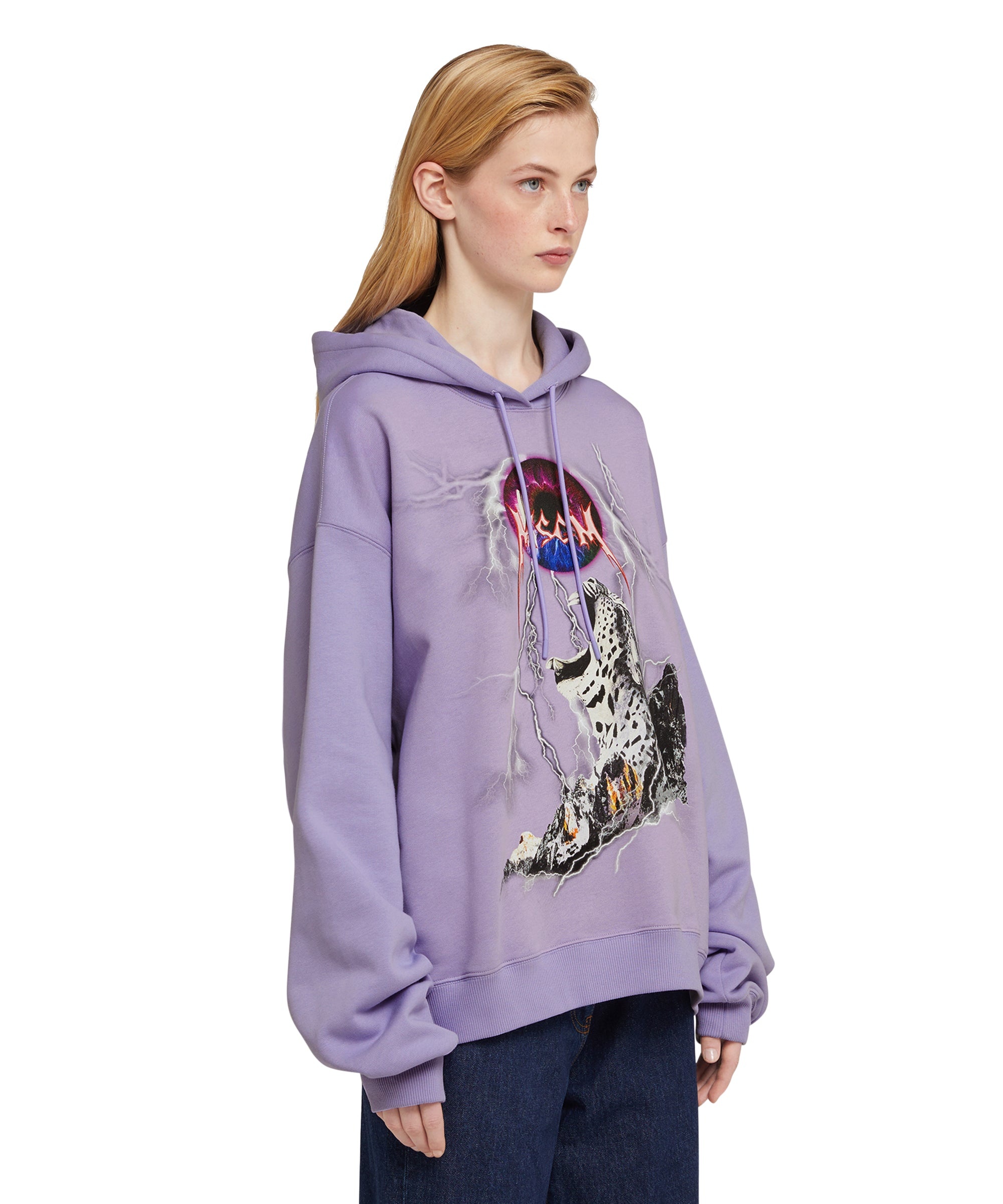 Sweatshirt with "Lightning Leopard" print - 4