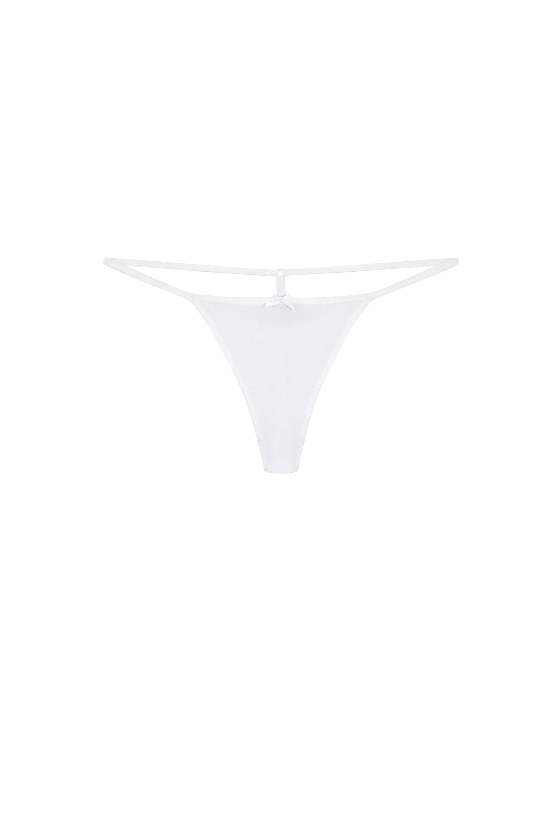The Tanga: Cotton Jersey White - 1