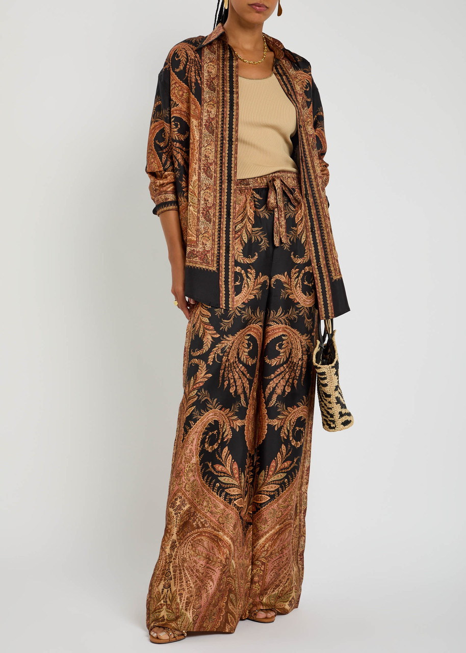 Zimmermann Hypnotic Relaxed Printed Silk Shirt - 4